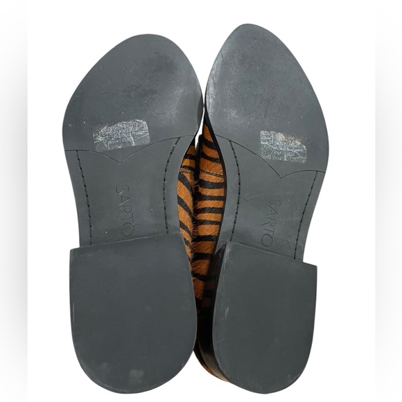 Franco Sarto A-Irena 2 Animal Print Leo Upper Leather Loafers Women Size 7M - Picture 6 of 11